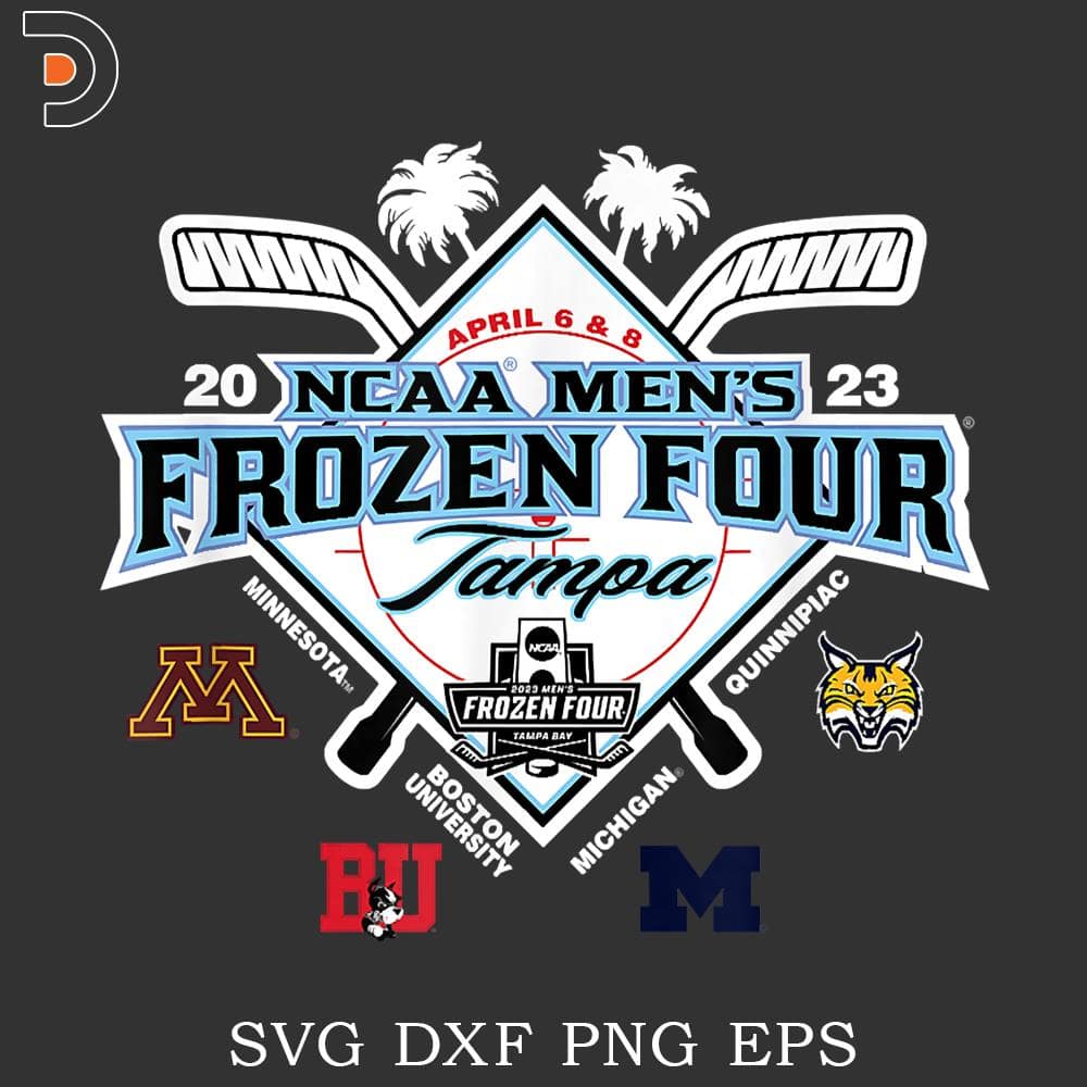 NCAA Frozen Four 2023 SVG, Hockey SVG Doomsvg